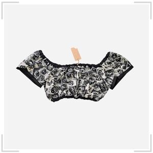 Tarot Card Maid Crop Top